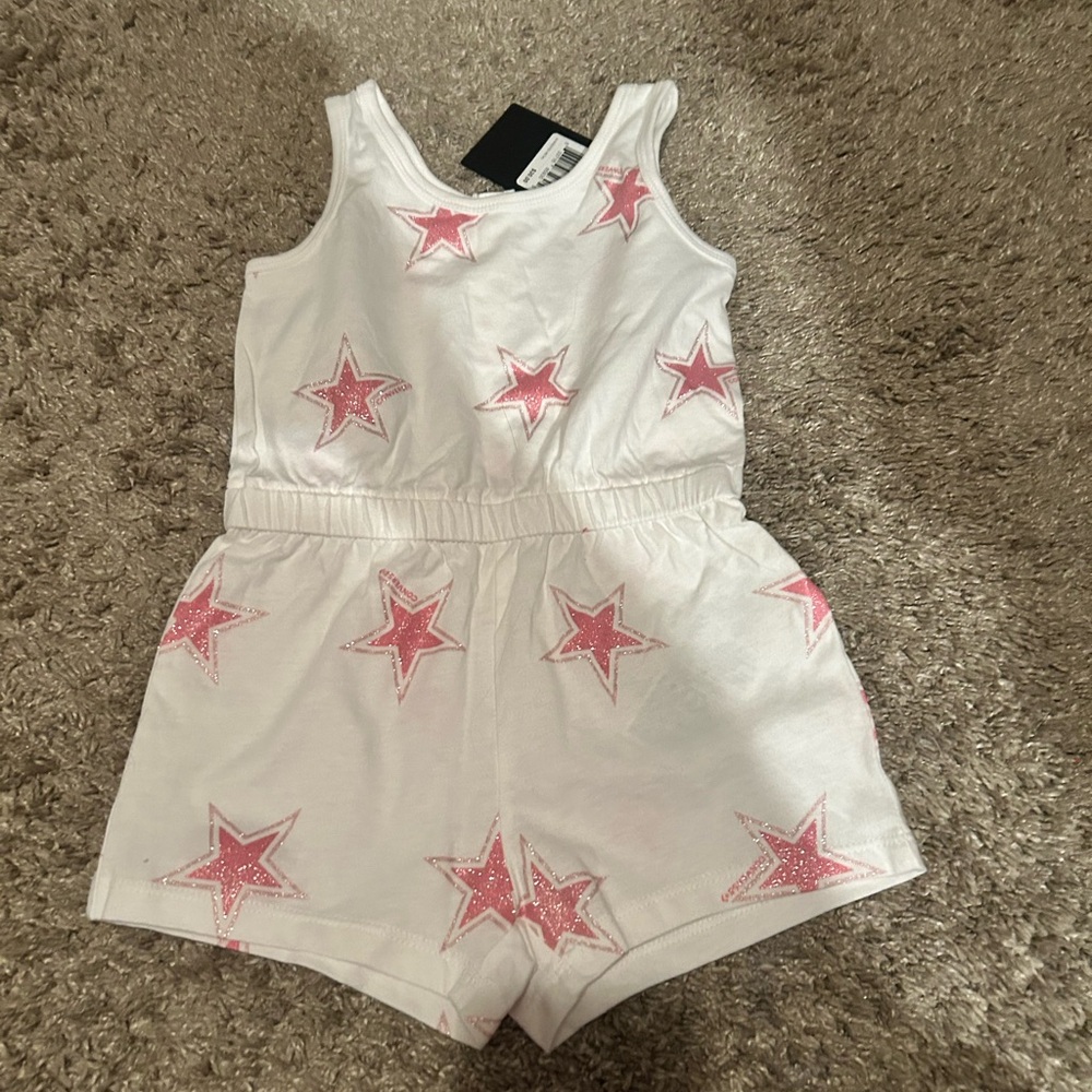 Converse Kids Gray and Pink Romper - set of 2
